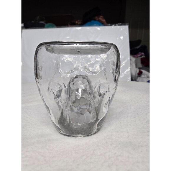 Bath and Body Works 3 Wick Candle Holder Clear Skull with Led Lighting works - Picture 12 of 12
